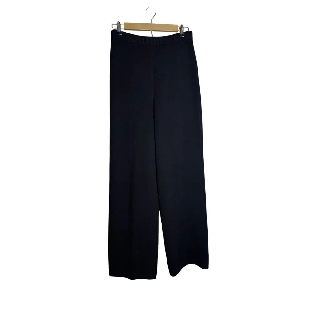 St. John Collection Dark Navy Santana Knit Pants Women's Sz. 6
